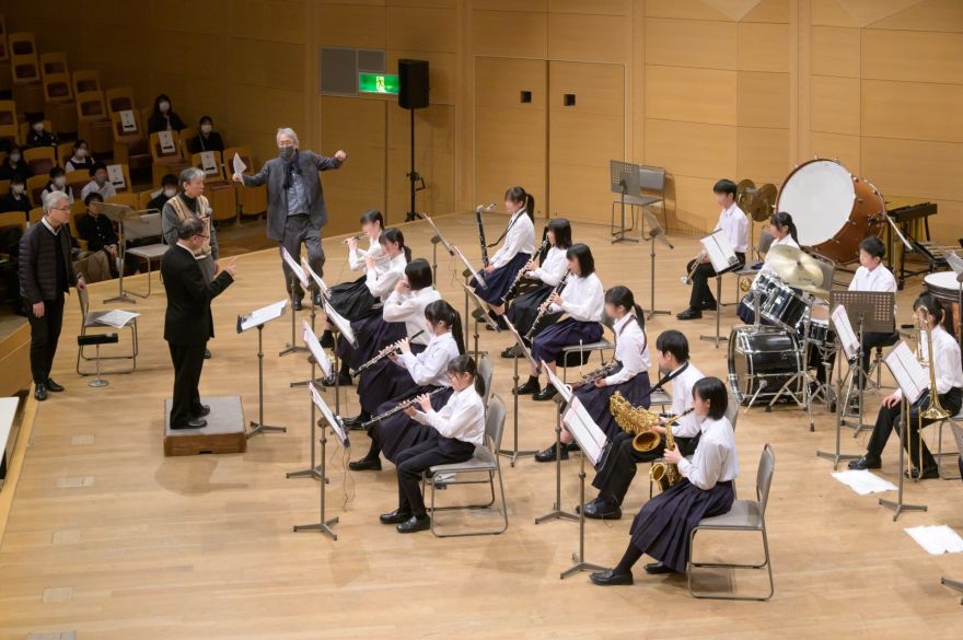 水戸室内管弦楽団メンバーによる小中学生吹奏楽セミナー 水戸市立酒門