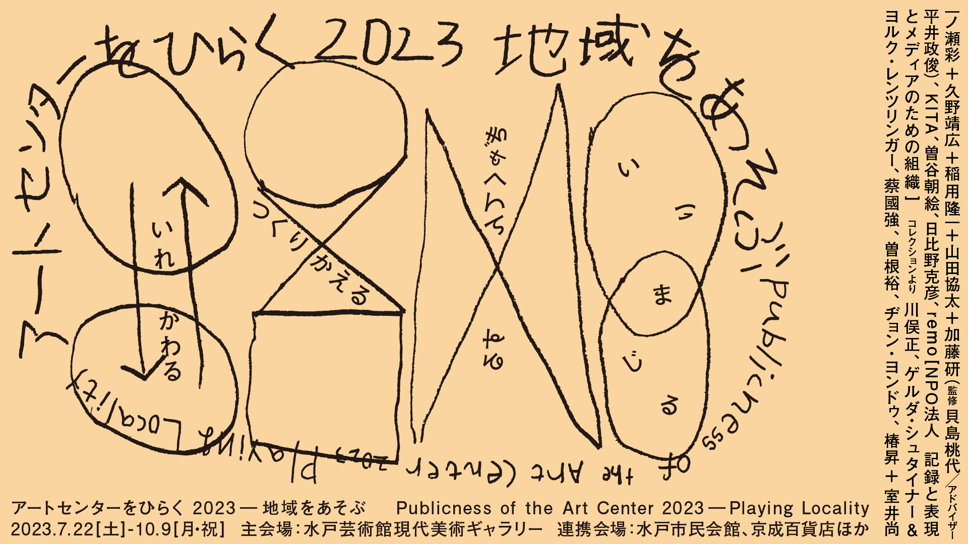 アートセンターをひらく 2023－地域をあそぶ