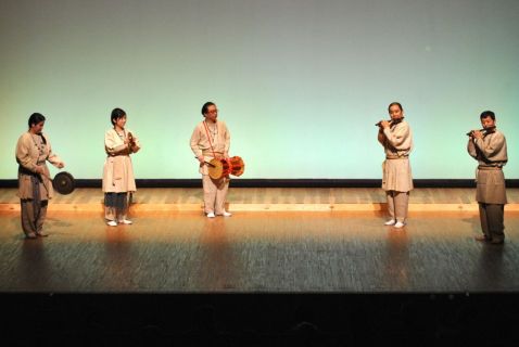 伎楽の演奏