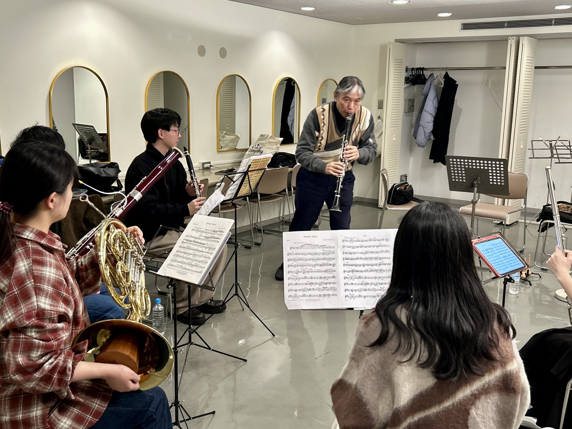 山本正治さんのレッスンの様子
